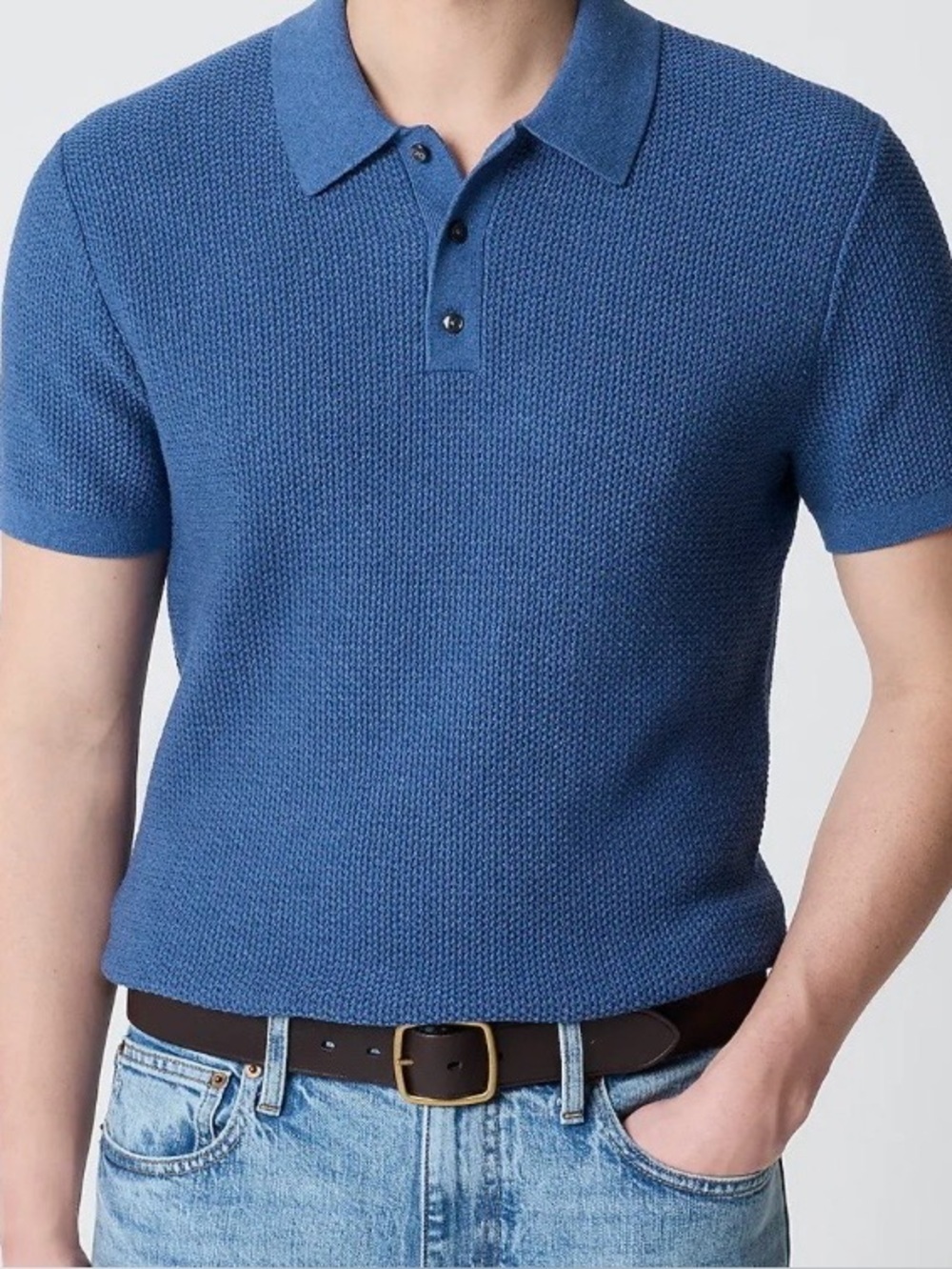 J.CREW Preppy Casual Men's 100% Cotton Blue Shirt Size M NWT
